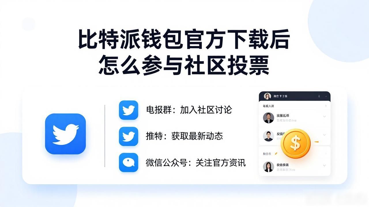 比特派钱包官方下载后怎么参与社区投票