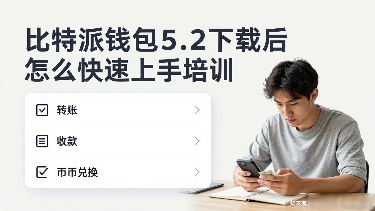 比特派钱包5.2下载后怎么快速上手培训