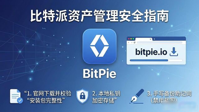 比特派新版本下载后，三步搞定资产管理