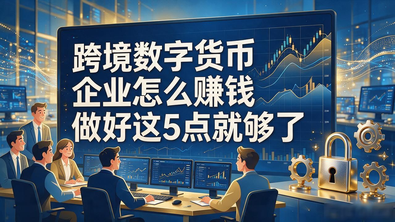 跨境数字货币企业怎么赚钱 做好这5点就够了