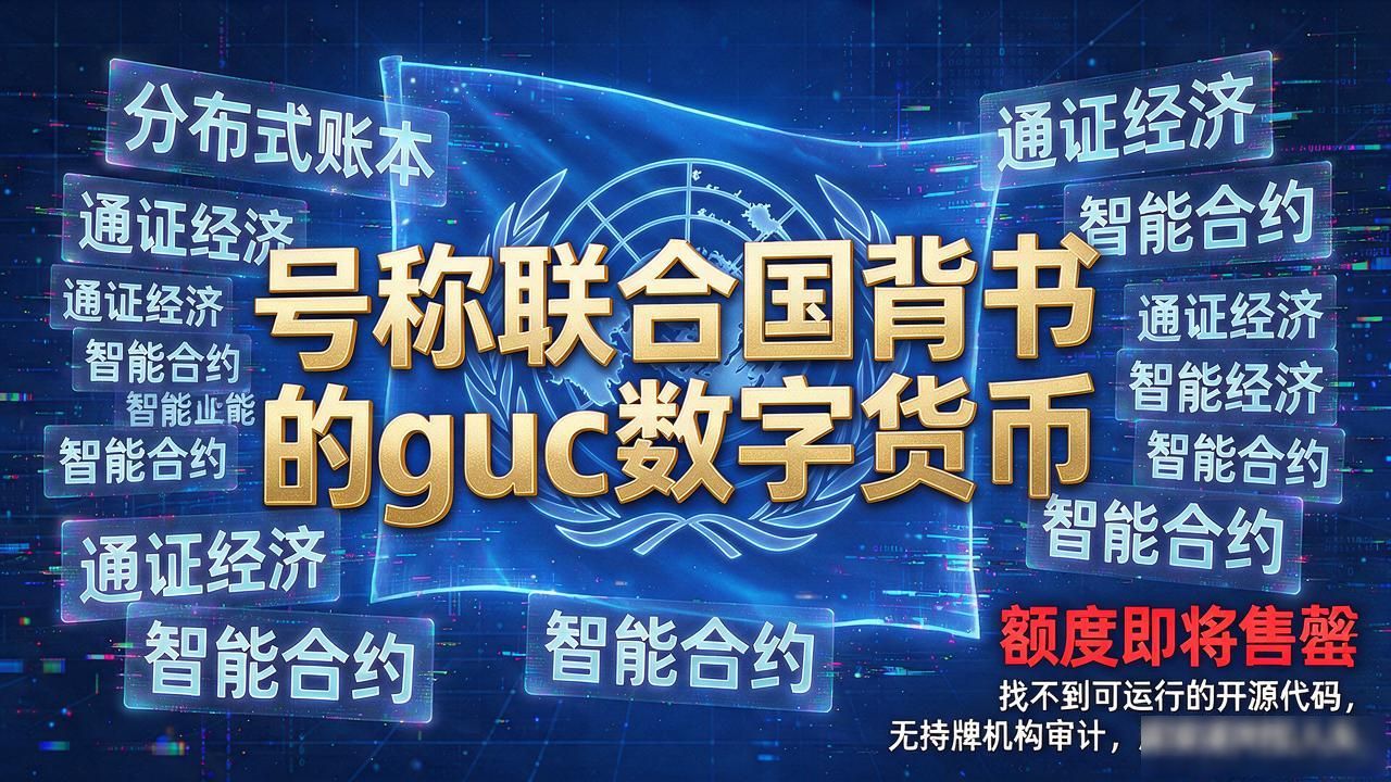 号称联合国背书的guc数字货币，区块链能信吗？赶紧避坑