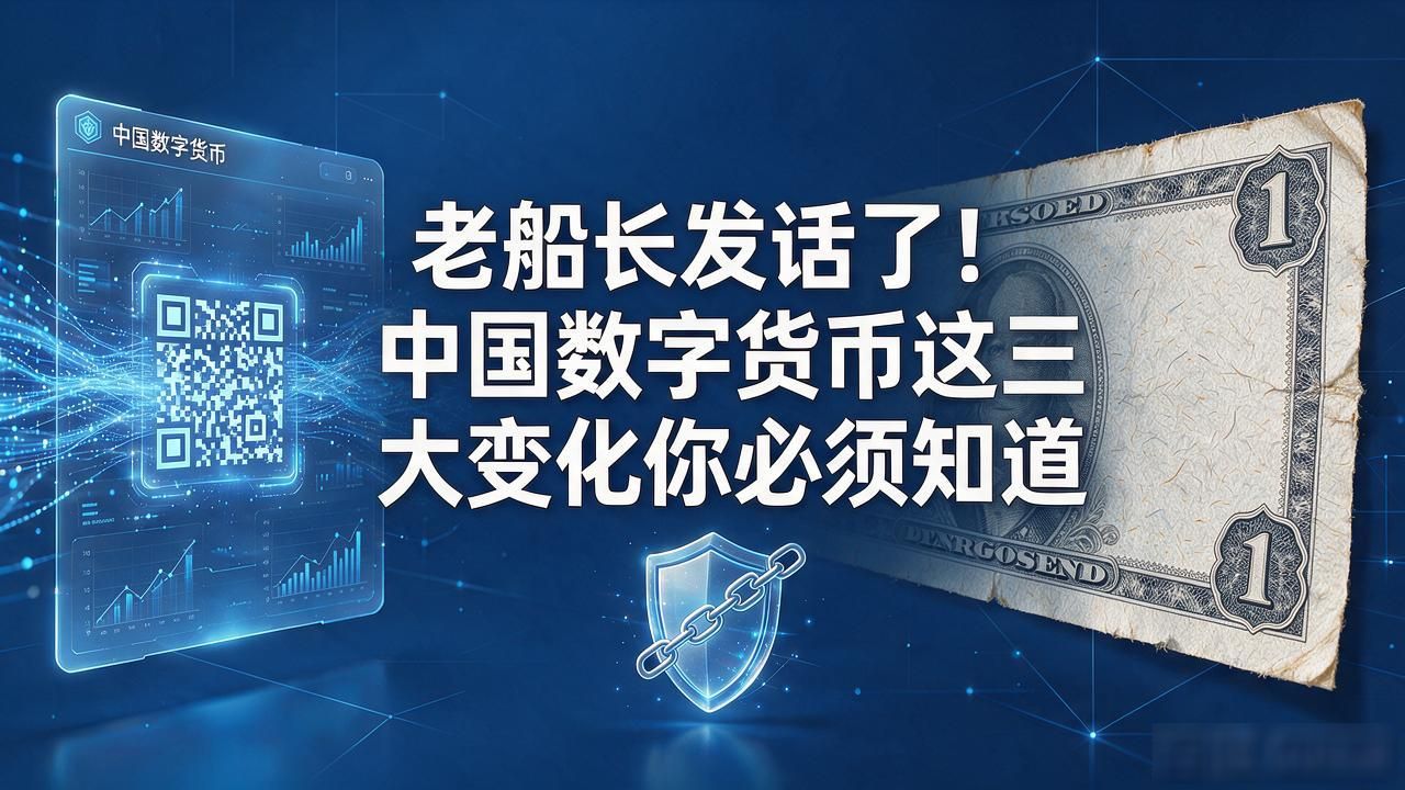 老船长发话了！中国数字货币这三大变化你必须知道