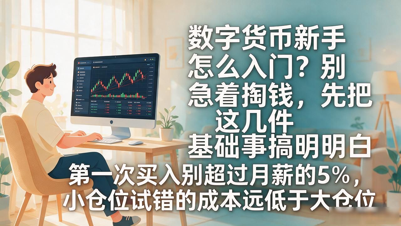 数字货币新手怎么入门？别急着掏钱，先把这几件基础事搞明白