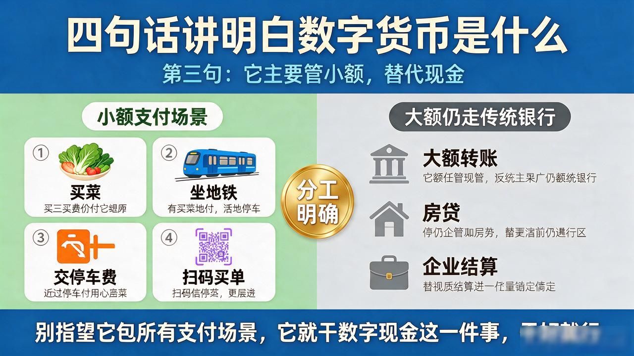 四句话讲明白数字货币是什么，不背术语，普通人也能跟朋友聊清楚