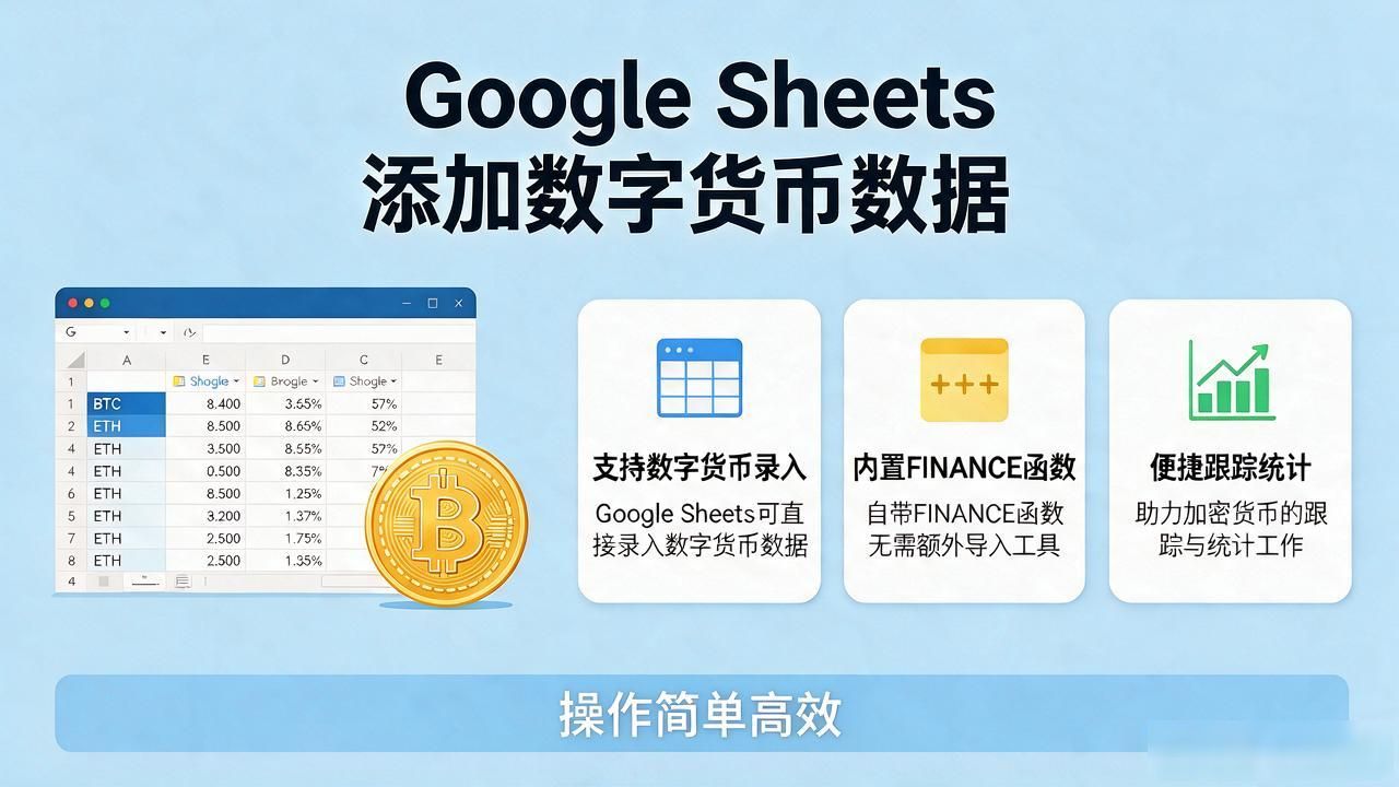 表格怎么添加数字货币数据 手把手教你