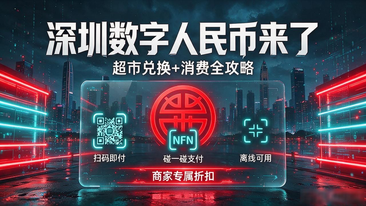 深圳数字人民币来了：超市兑换+消费全攻略