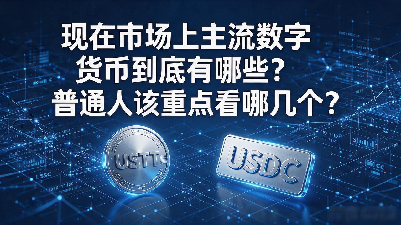 现在市场上主流数字货币到底有哪些？普通人该重点看哪几个