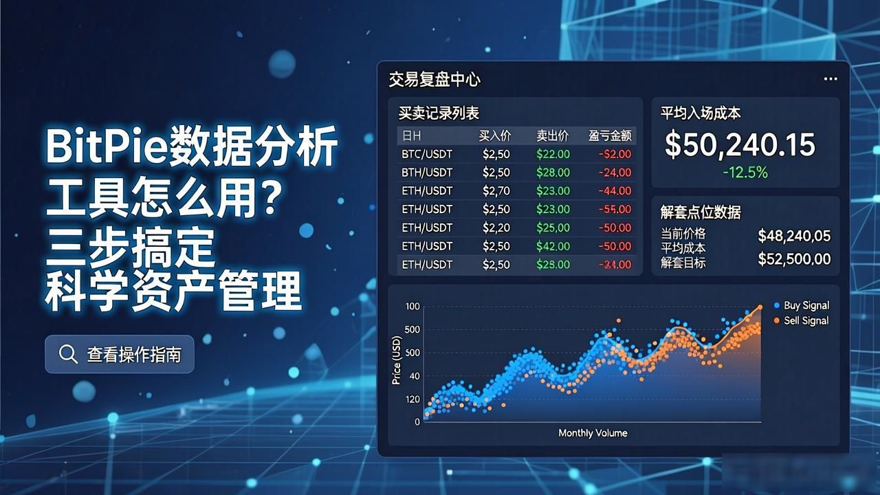BitPie数据分析工具怎么用？三步搞定科学资产管理