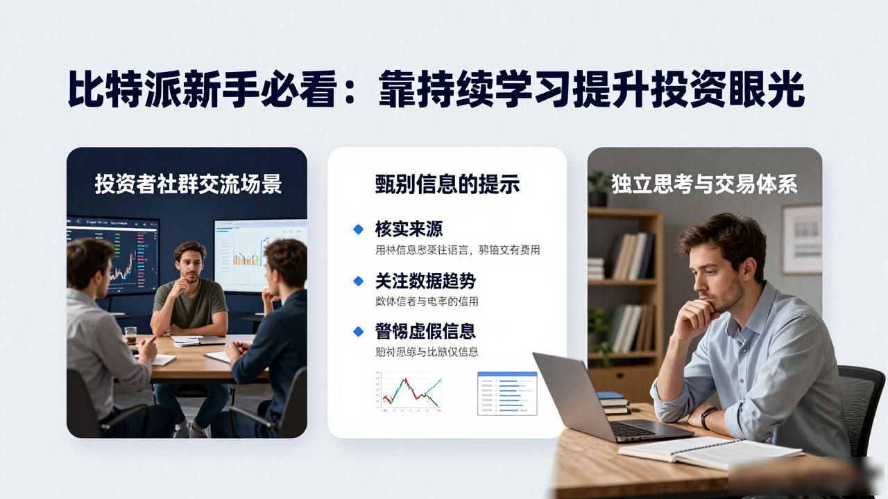 比特派新手必看：靠持续学习提升投资眼光