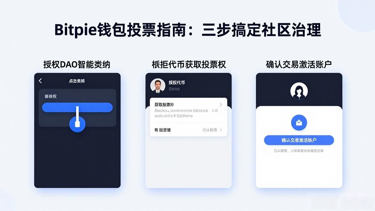 Bitpie钱包投票指南：三步搞定社区治理