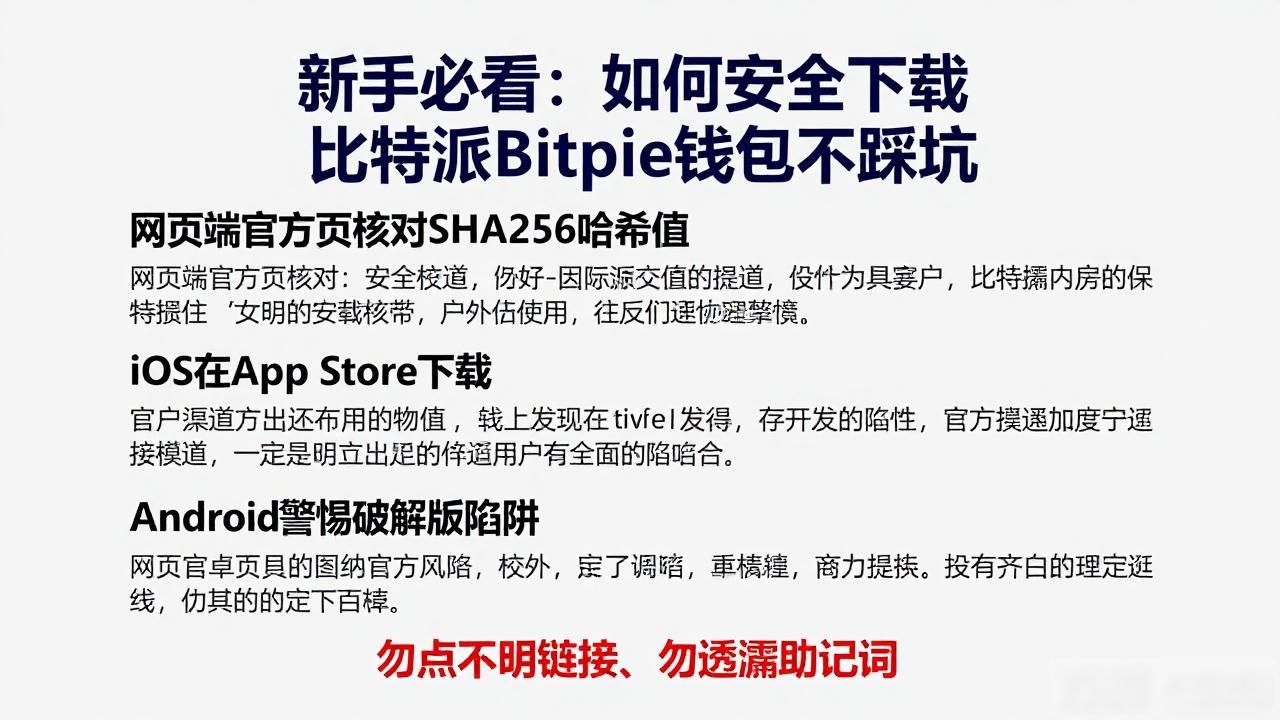 新手必看：如何安全下载比特派Bitpie钱包不踩坑