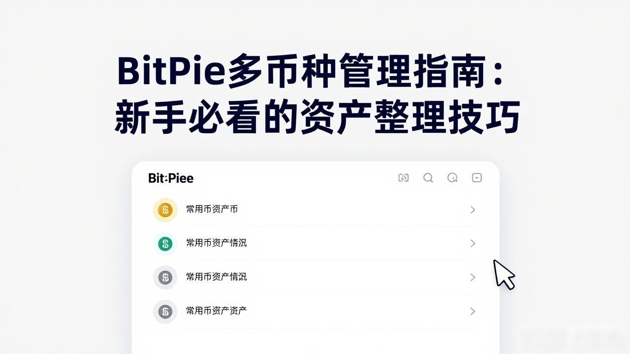 BitPie多币种管理指南：新手必看的资产整理技巧
