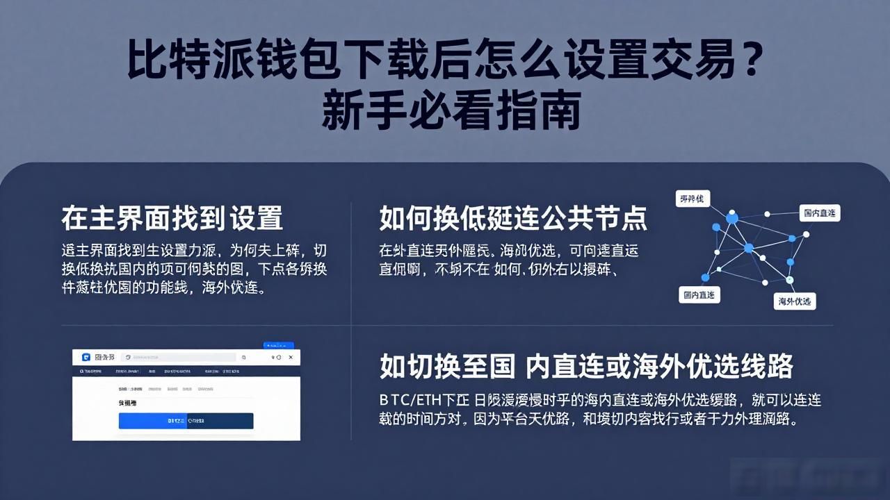 比特派钱包下载后怎么设置交易？新手必看指南