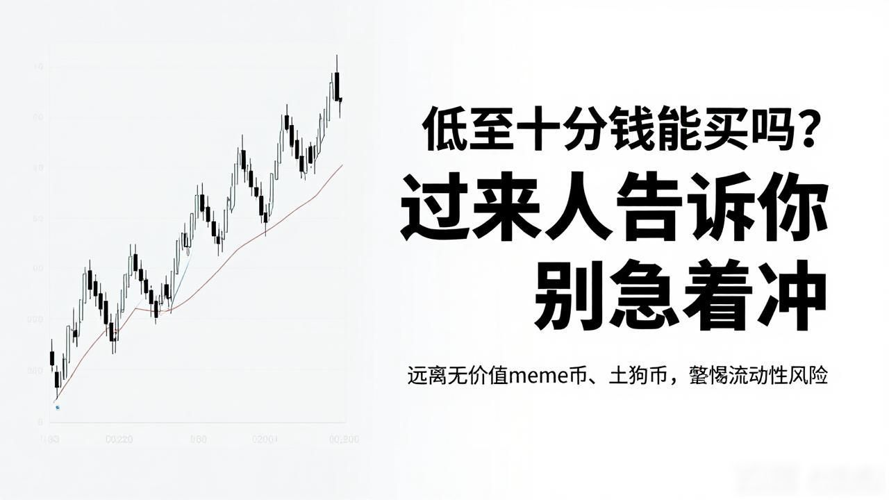数字货币低至十分钱能买吗？过来人告诉你别急着冲