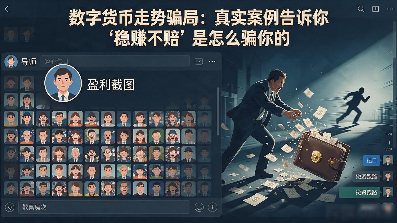 数字货币走势骗局：真实案例告诉你"稳赚不赔"是怎么骗你的