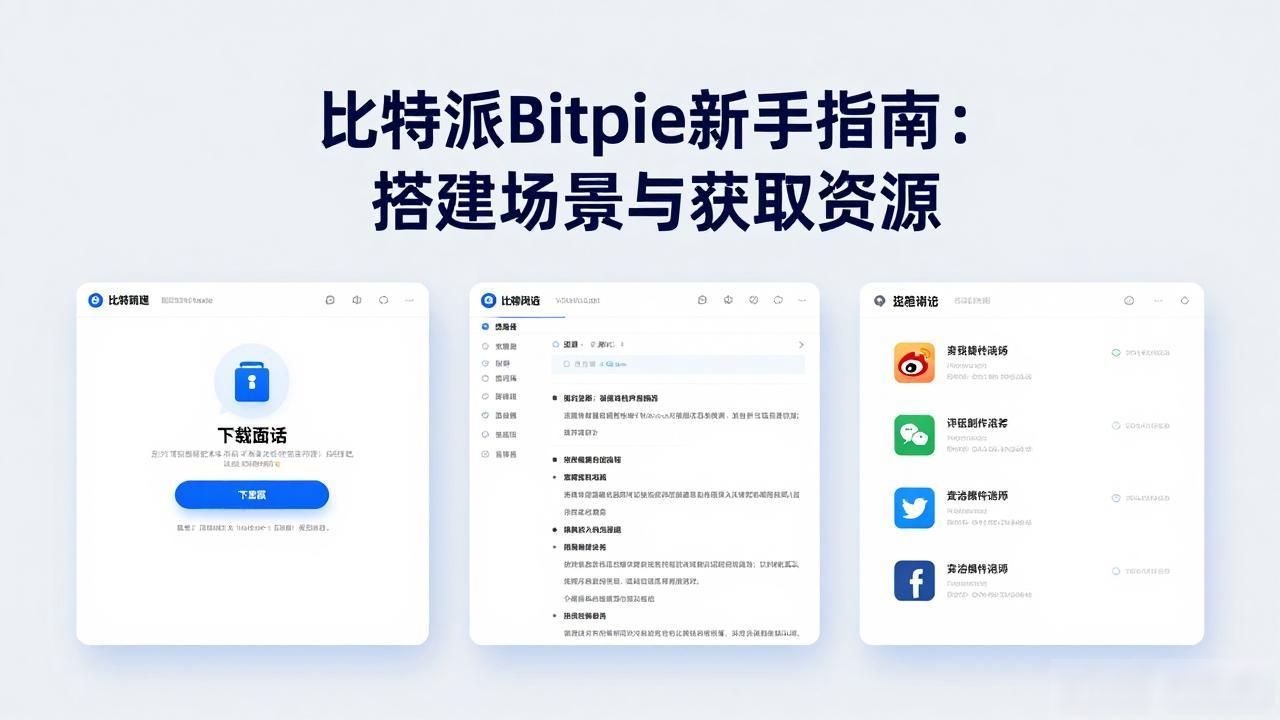 比特派Bitpie新手指南：搭建场景与获取资源
