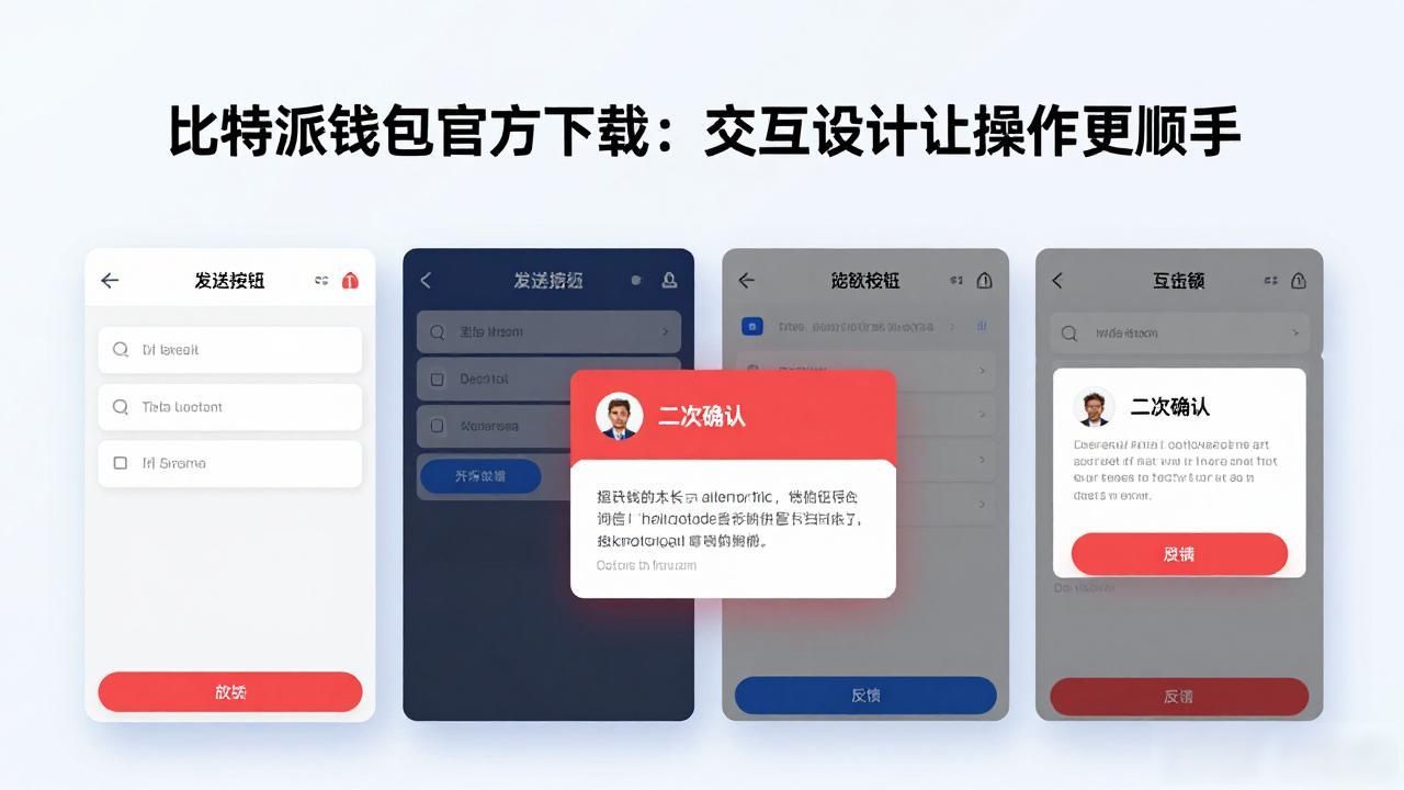 比特派钱包官方下载：交互设计让操作更顺手