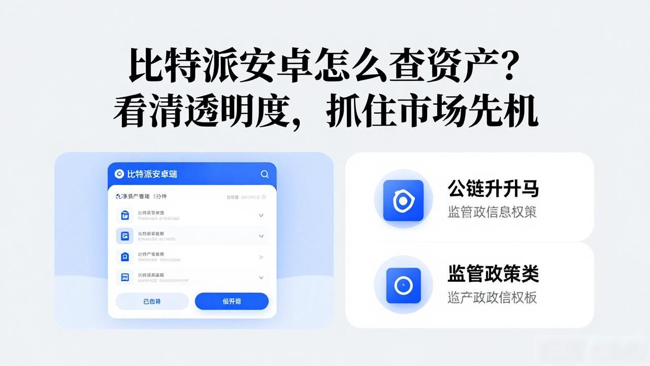 比特派安卓怎么查资产？看清透明度，抓住市场先机