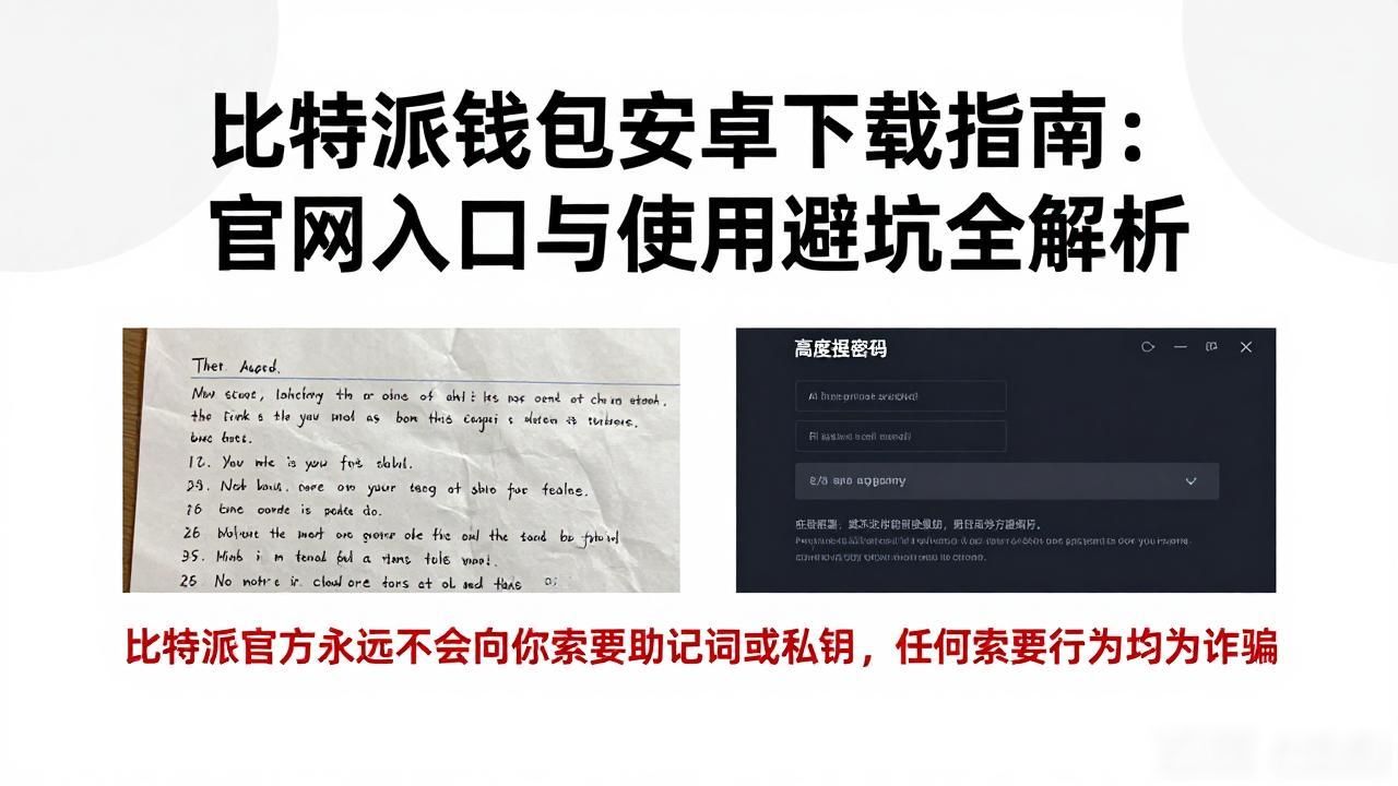 比特派钱包安卓下载指南：官网入口与使用避坑全解析