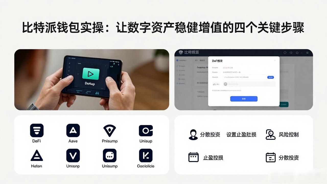 比特派钱包实操：让数字资产稳健增值的四个关键步骤