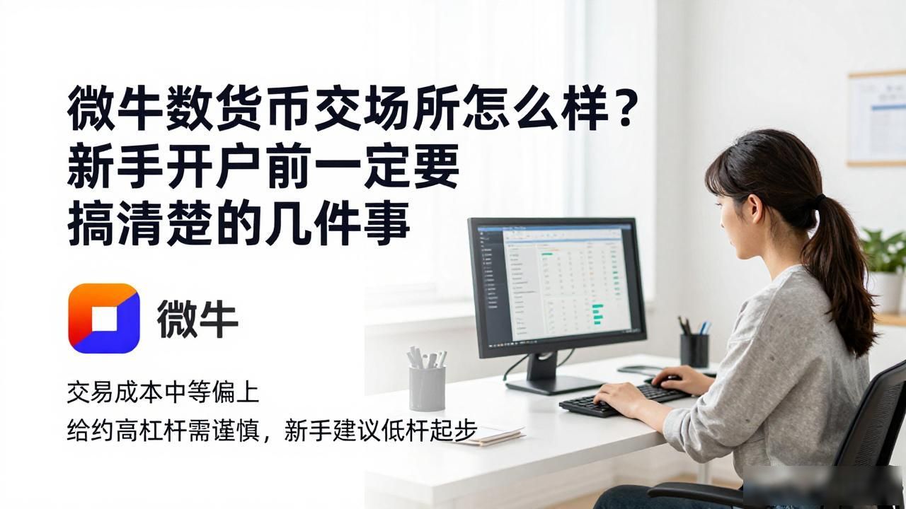 微牛数字货币交易所怎么样？新手开户前一定要搞清楚的几件事