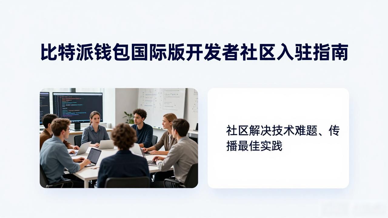 比特派钱包国际版开发者社区入驻指南