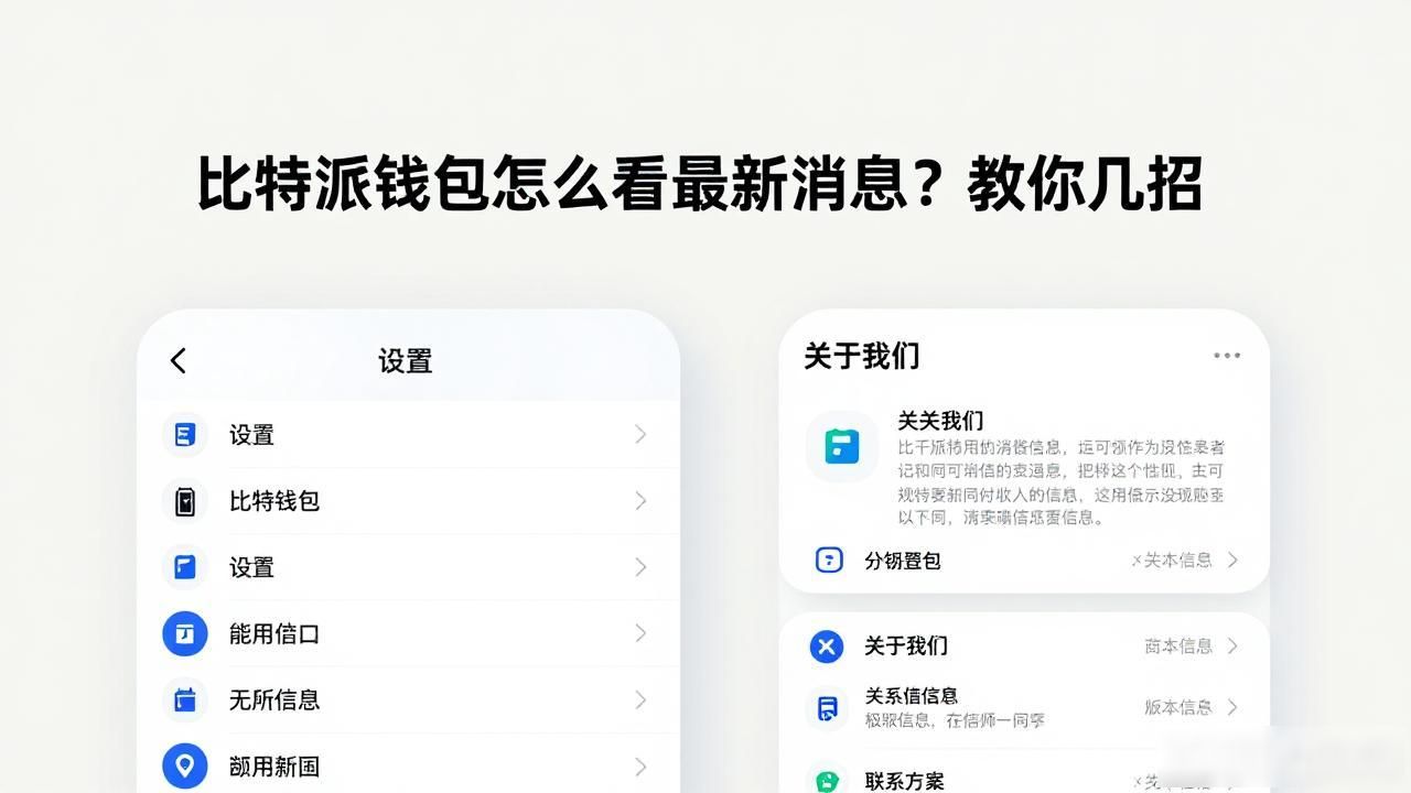 比特派钱包怎么看最新消息？教你几招