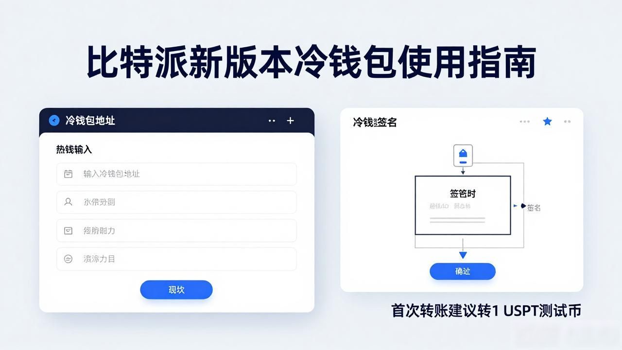 比特派新版本冷钱包使用指南