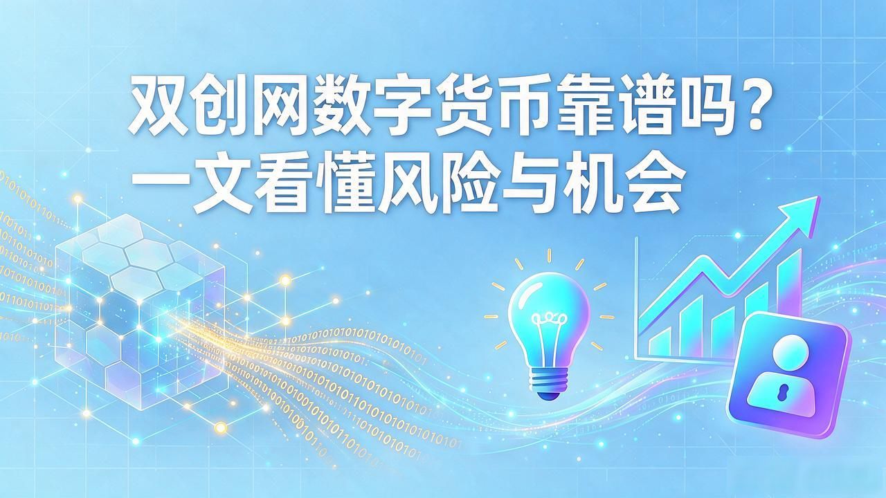 双创网数字货币靠谱吗？一文看懂风险与机会