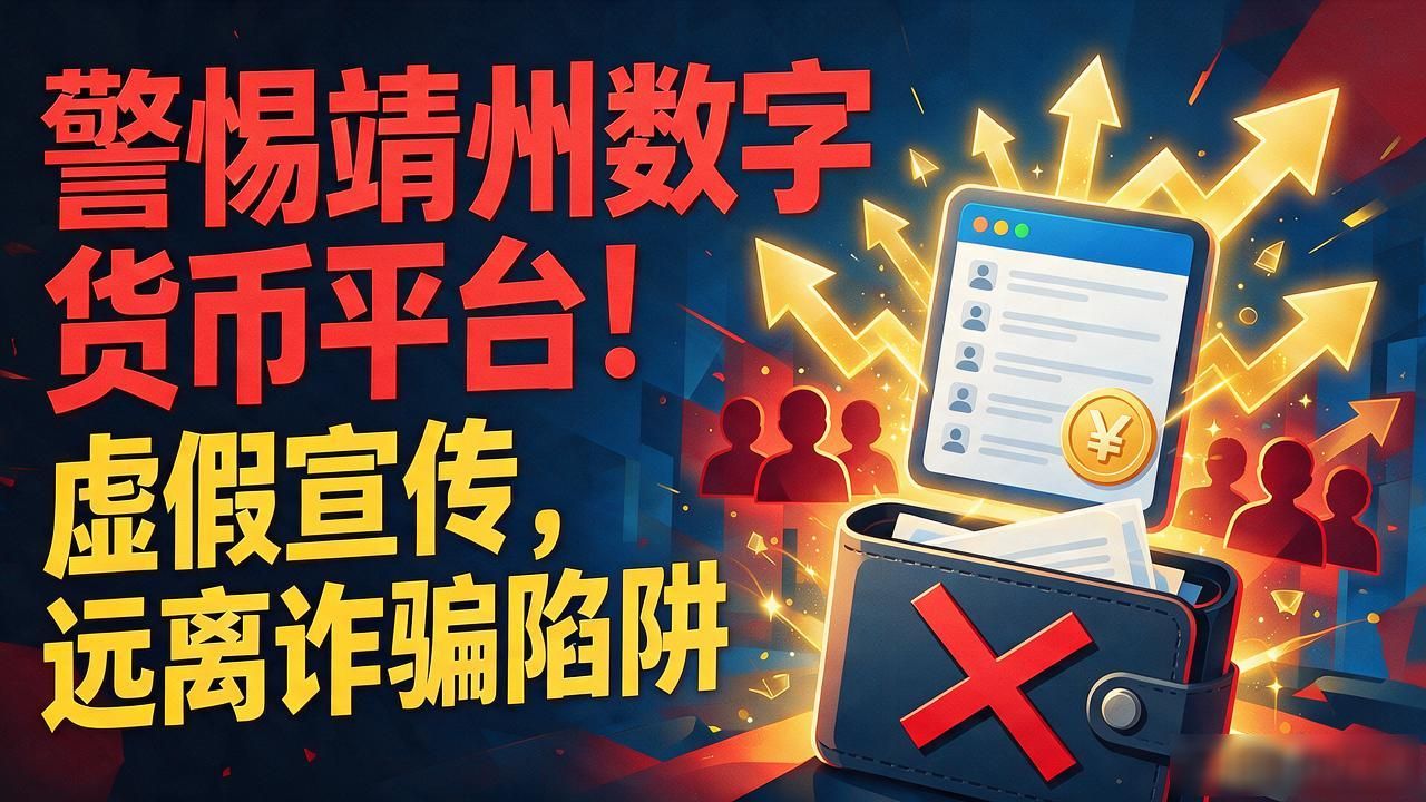 警惕"靖州数字货币平台"虚假宣传，远离诈骗陷阱