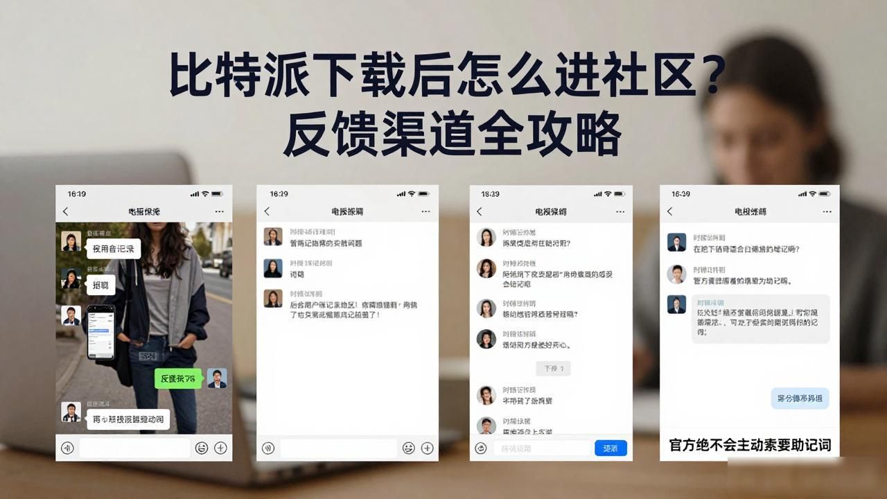 比特派下载后怎么进社区？反馈渠道全攻略