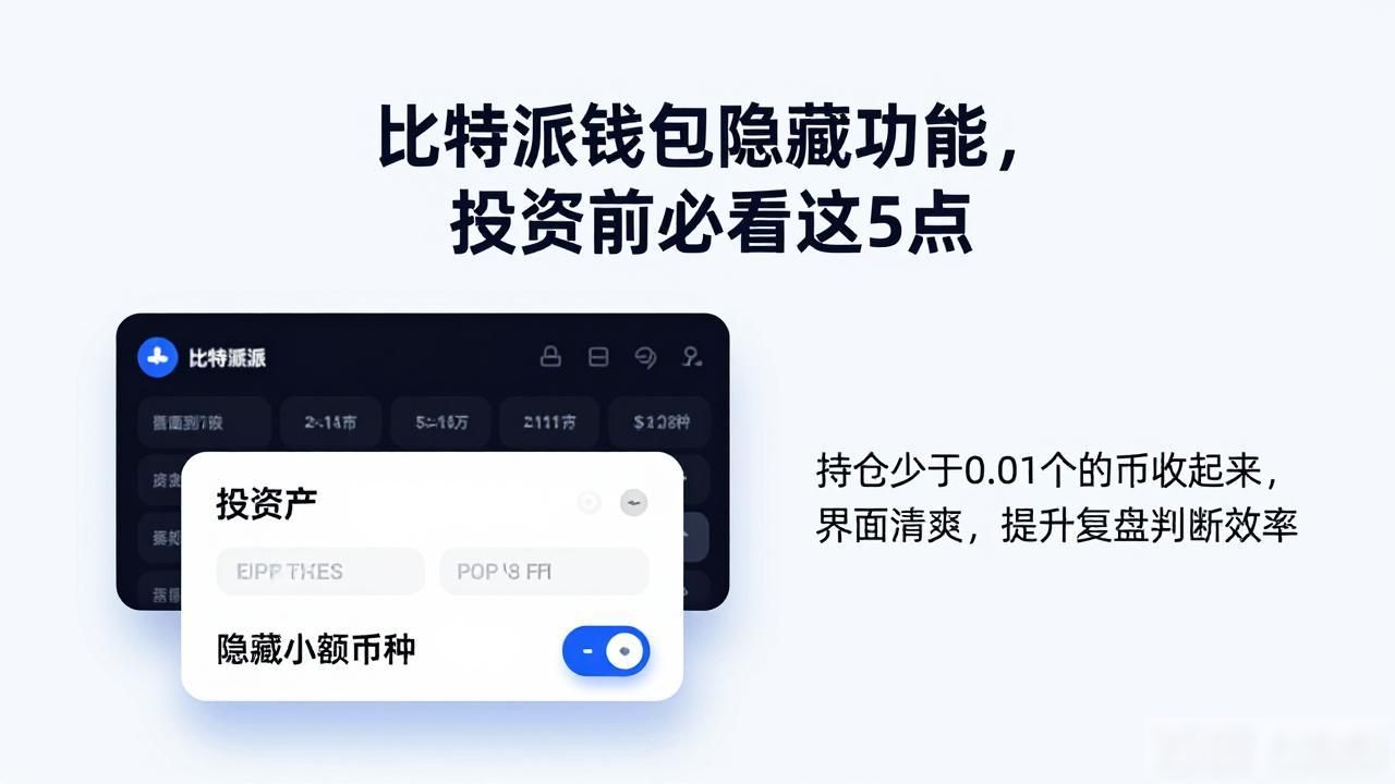 比特派钱包隐藏功能，投资前必看这5点